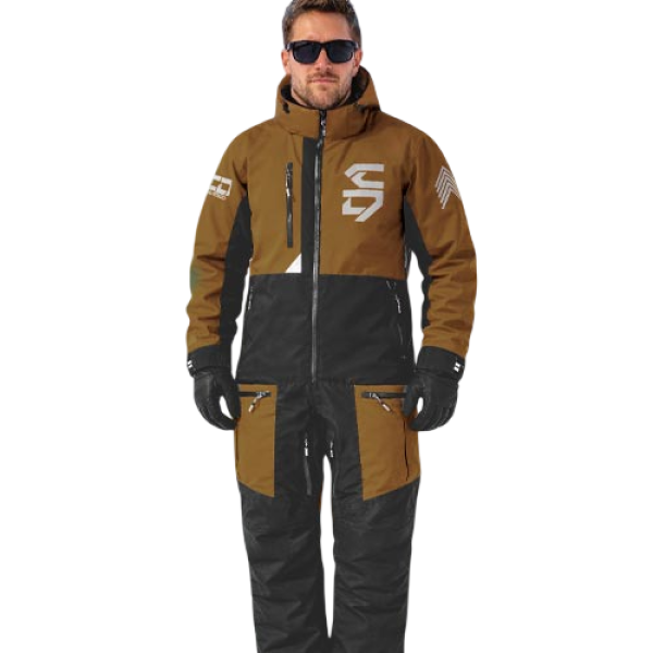 Ensemble de Motoneige Pilot/Choko/brun, de face