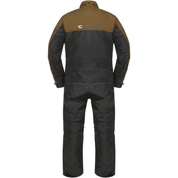 Ensemble de Motoneige Pilot/Choko/brun, de dos