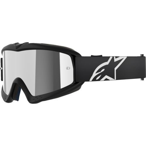 Lunette de Motocross Vision Corp Lentille Miroir Junior Alpinestars noir
