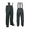 Pantalon de Motoneige Quest Flotaid/Choko/noir, de face et de dos