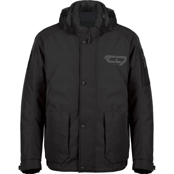 Manteau de Motoneige Horizon/Choko/noir, de face