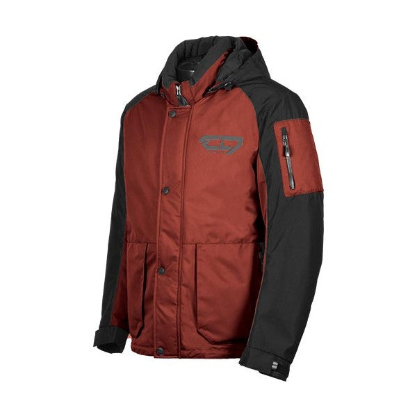 Manteau de Motoneige Horizon/Choko, rouge, de face
