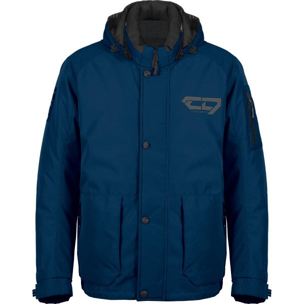 Manteau de Motoneige Horizon/Choko/bleu, de face