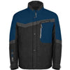 Manteau de Motoneige Pulse Floataid Bleu/Noir de face