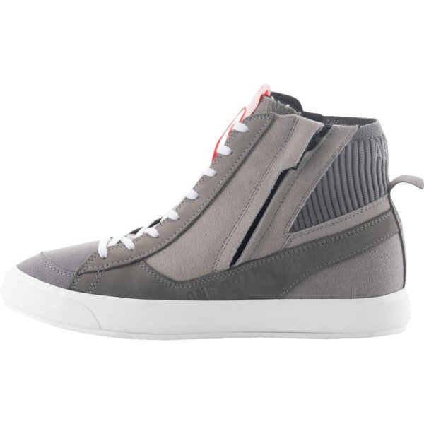 Chaussures de Moto Stated Gris/Blanc de droite