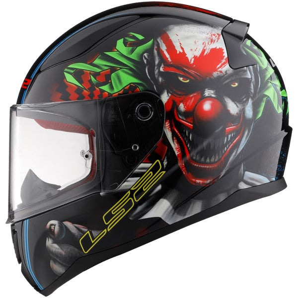 Casque Intégral de Moto Rapid Happy Dreams Noir/Multicolore de droite