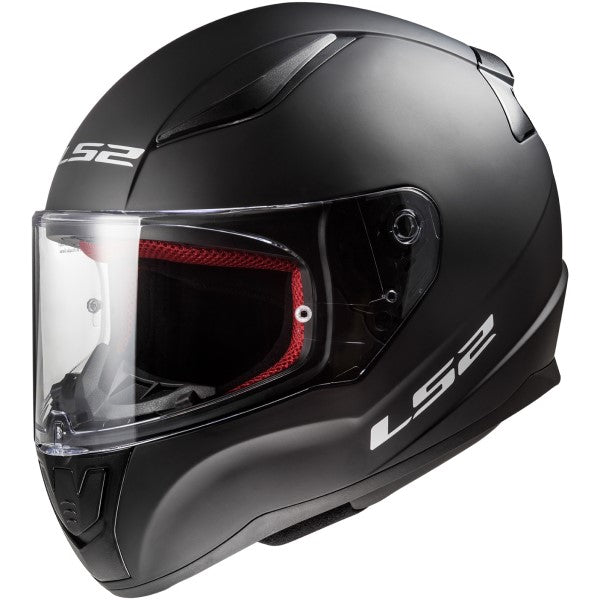 Casque Intégral de Moto Rapid Junior Noir Mat incliné de droite