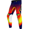 Pantalon de Motocross Helium Bleu/Jaune/Orange de devant