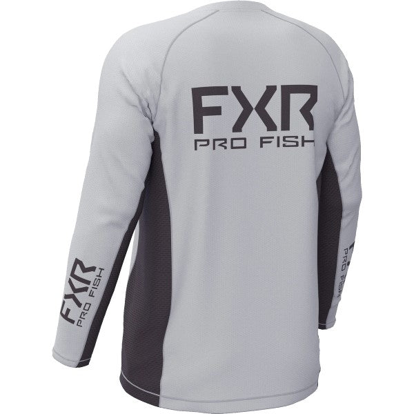 Chandail Derby Air UPF Gris de dos