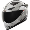 Casque Intégral de Moto Domain Future Proof Gris incliné de face