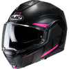 Casque Modulaire de Moto i100 Beis Noir/Rose incliné de droite