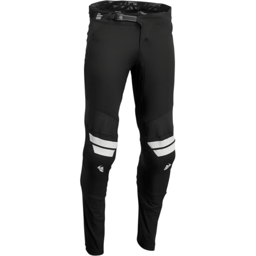 Pantalon de Vélo Assist Thor Noir/blanc, de face