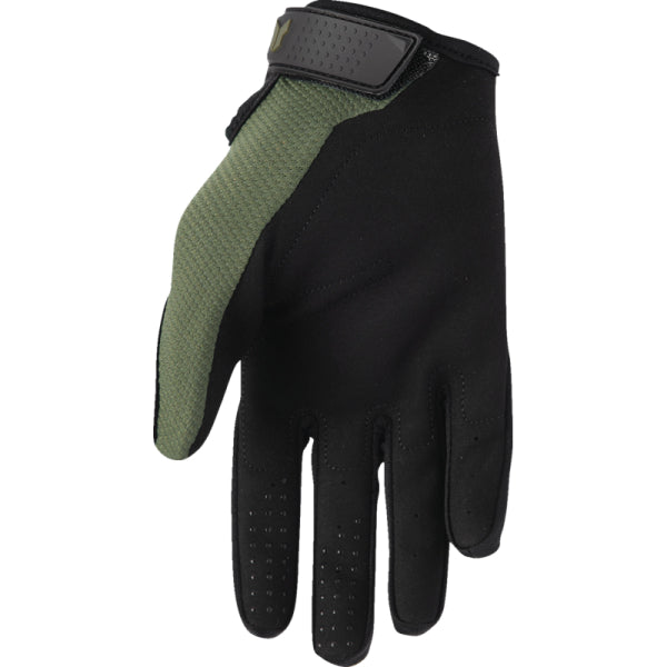 Gants de Motocross Ridemode Static Junior Thor Camo/Noir, paume
