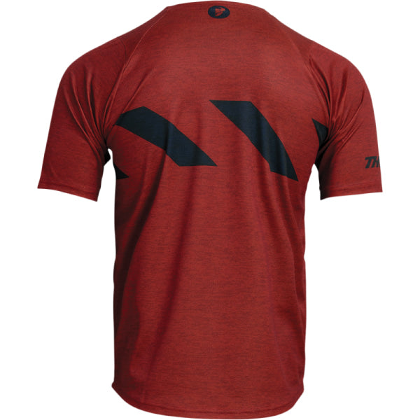 Chandail de Motocross Assist Hazard Thor Rouge Foncé, de dos