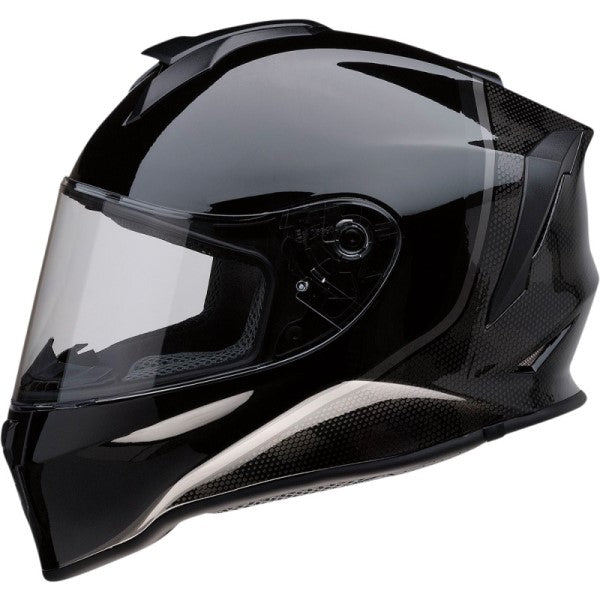 Casque Intégral de Moto Warrant Kuda/Noir de droite