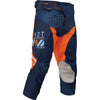 Pantalon de Motocross Launchmode Futura Bleu Marine/Orange Avant