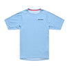 Chandail de vélo Skyline Pro Mono Manches Courtes Troy Lee Designs Bleu Clair, de face 