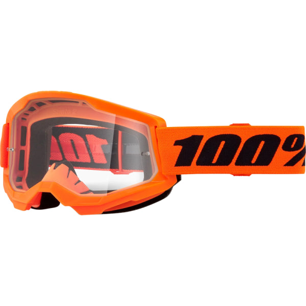 Lunettes de Motocross Strata 2 Lentille Clair Orange