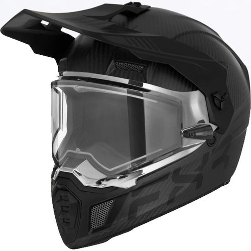 Casque Intégral de Motoneige Clutch X Pro Carbon, côté gauche