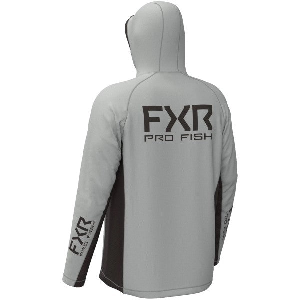 Coton Ouaté Derby Air UPF Pullover Gris de dos