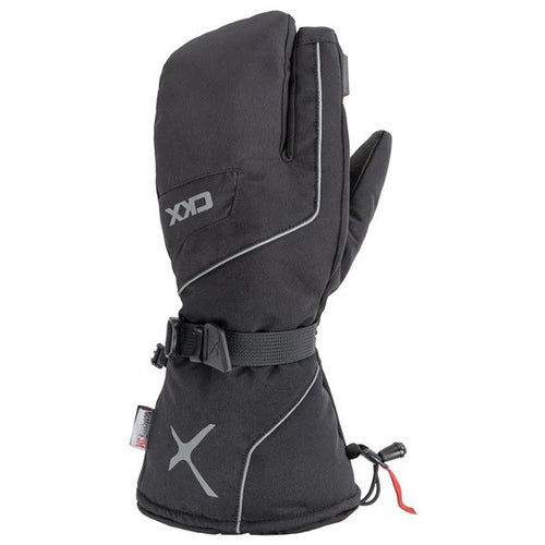 Mitaines de Motoneige Throttle 3 doigts 3.0/CKX/Noir, extérieur