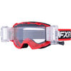 Lunette de Motocross Prime Roll-Off FXR rouge
