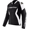 Manteau de Moto Racing 5 Femme Noir/Blanc de face