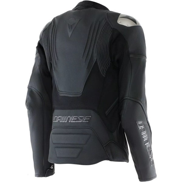 Manteau de Moto Racing 5 Femme Noir de dos