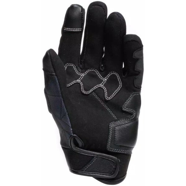 Gants de Motocross Ermex Femme Noir/Blanc de l'intérieur