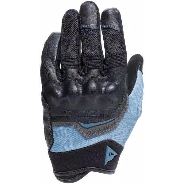 Gants de Motocross Ermex Femme Noir/Bleu de l'extérieur