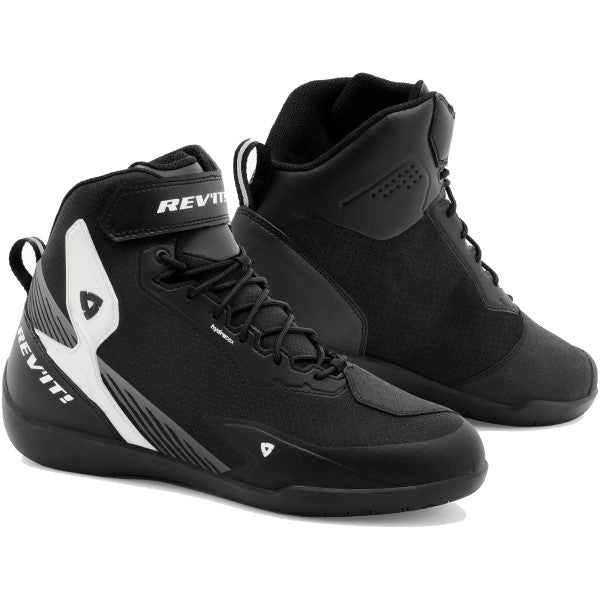 Chaussures de Moto G-Force 2 H2O Noir/Blanc côté gauche