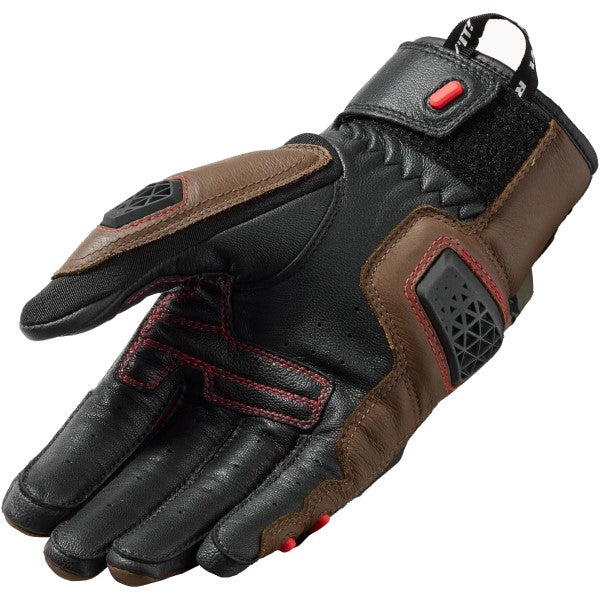 Gants de Moto Ventilé Sand 4 Brun de l'intérieur