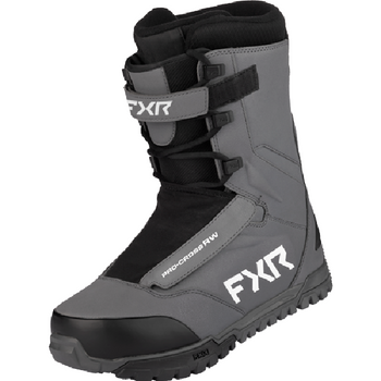 Bottes de Motoneige Pro-Cross RW FXR Gris incliné de droite