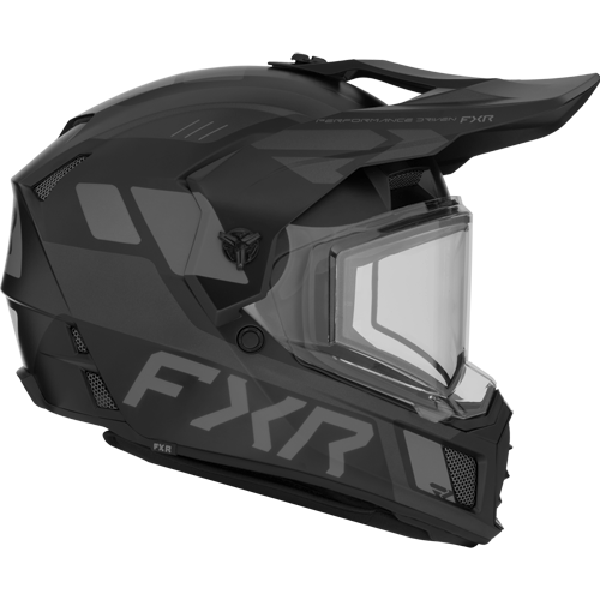 Casque Intégral de Motoneige Clutch X  W/Dual FXR noir