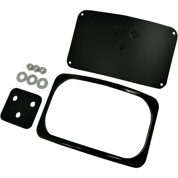 Three-Bolt Style Radius License Plate Mount
