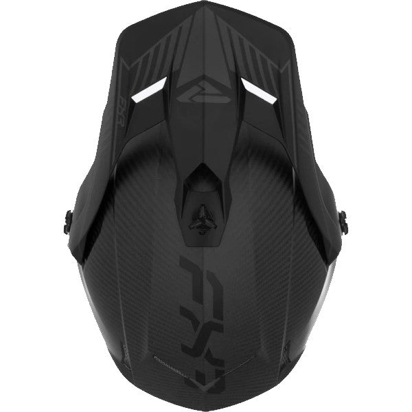 Casque Intégral de Motoneige Clutch X Pro Carbon, dessus