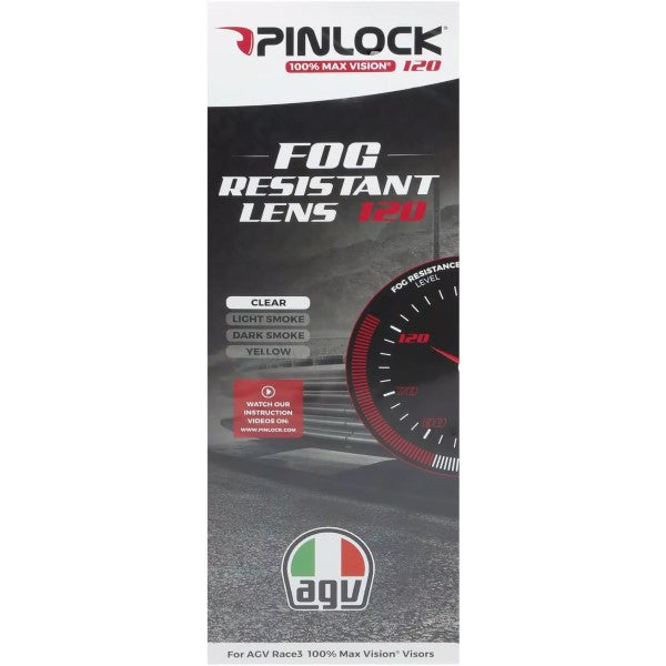 Lentille Insert Pinlock 120 Max Vision Pista/Corsa Claire paquet