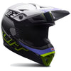 Casque de Motocross MX-10 Intake Édition Limitée Mauve/Vert incliné de gauche