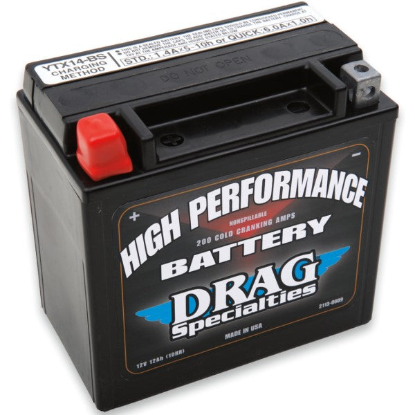 Batterie Haute Performance YTX14 DRAG SPECIALTIESL