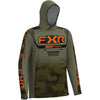 Coton Ouaté Tournament Air UPF Pullover Vert Camo de face