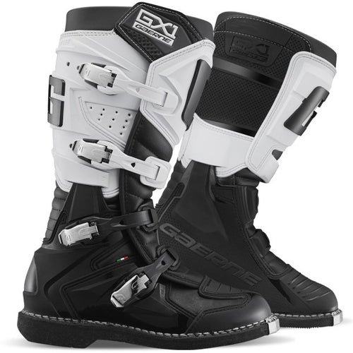 Bottes de Motocross Gaerne GX-1 Noir Blanc Paire