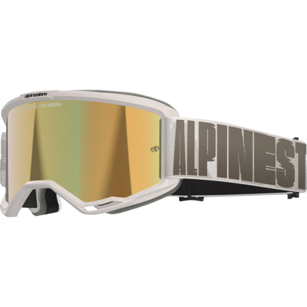 Lunette de Motocross Vision 5 Hollow Alpinestars beige