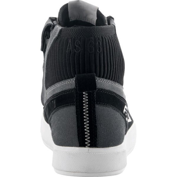 Chaussures de Moto Stated Noir/Gris de dos