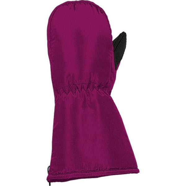 Mitaines de Motoneige Nylon Enfant Mauve de l'extérieur