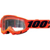 Lunettes de Motocross Accuri 2 à Lentille Claire 100% Orange