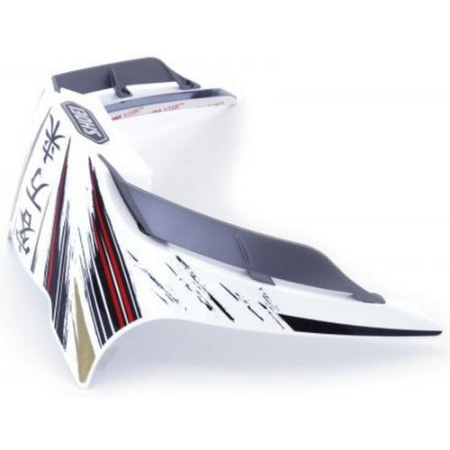 Stabilisateur Arrière Casque X-Fourteen Marquez Motegi 2 Blanc/Multicolore de droite