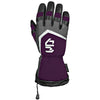 Gants de Motoneige en Nylon Femme Mauve Foncé
