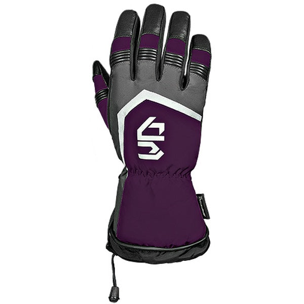 Gants de Motoneige en Nylon Femme Mauve Foncé