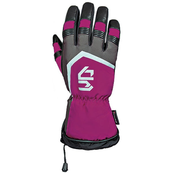 Gants de Motoneige en Nylon Femme Mauve