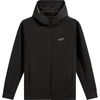 Coton Ouaté Cypher Zip Double Face avec Capuche Alpinestars Noir, de face